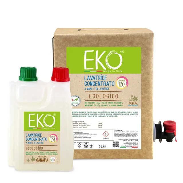 Eko Tuto Chimica Kit Bucato Box 3L+600ml lavanda