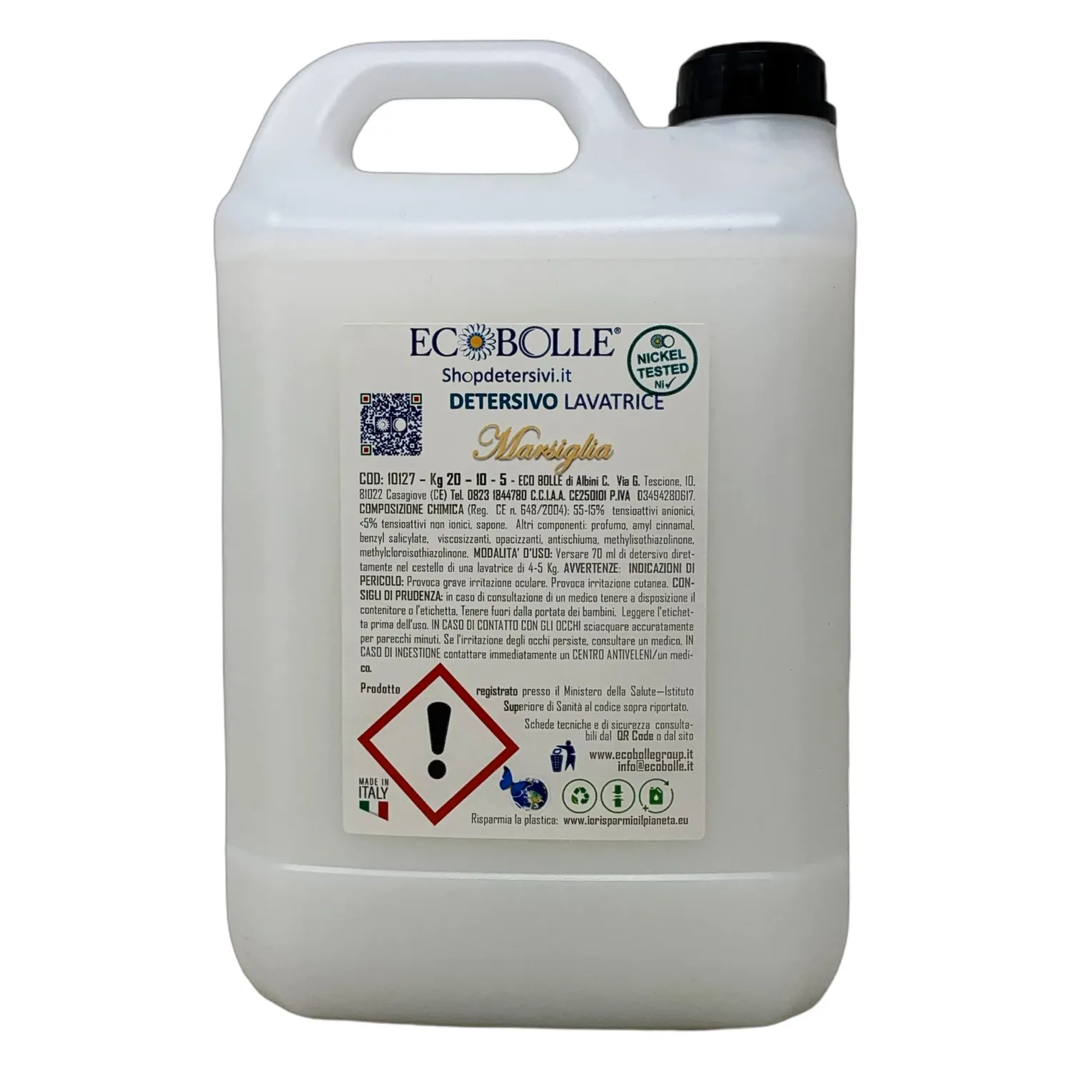 Ecobolle Marsiglia Kit Bucato 10kg Detersivo e Ammorbidente Profumato