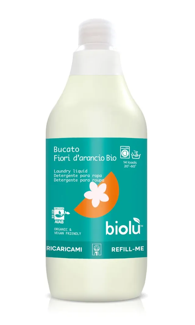 Biolù Bucato Fiori d'Arancio detersivo 1l naturale