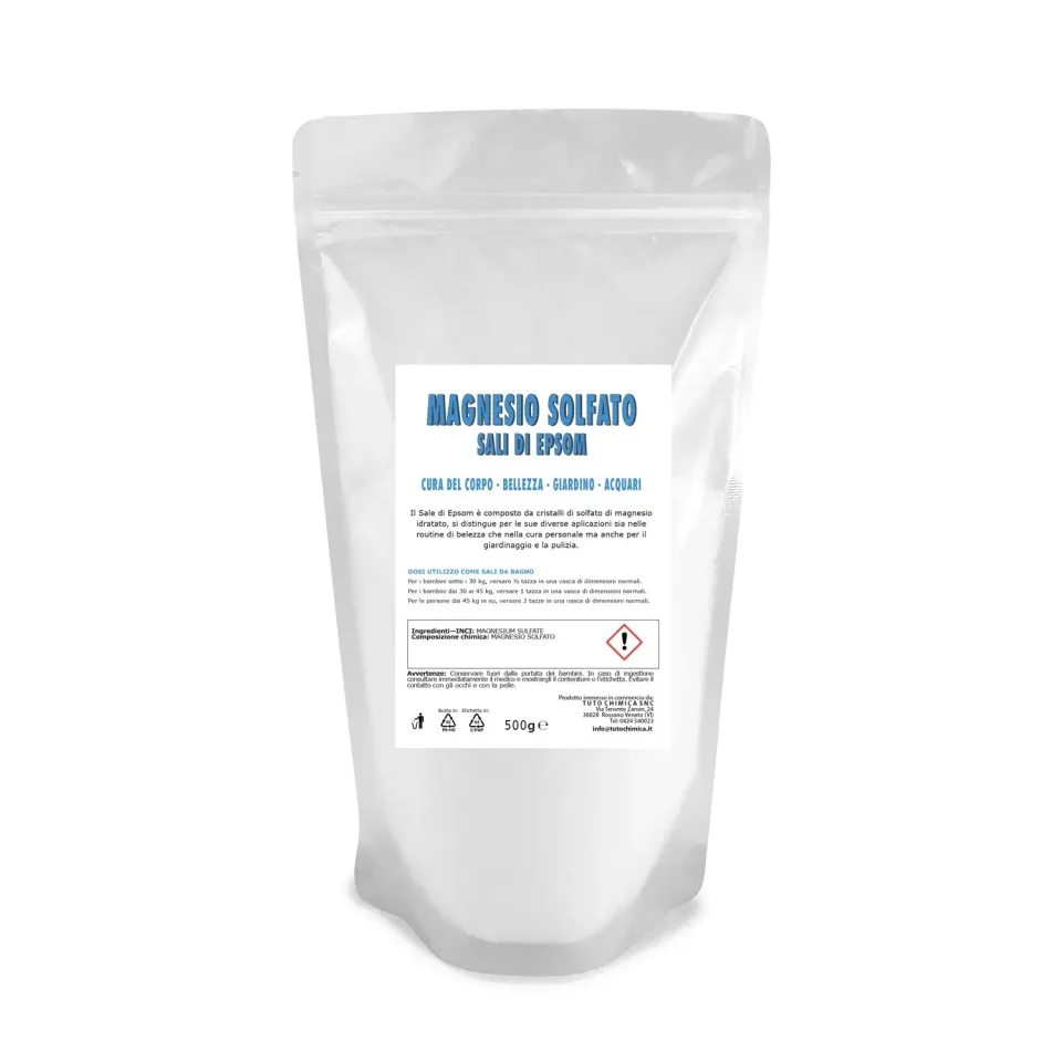 Tuto Chimica Sale Epsom magnesio solfato 1 kg puro