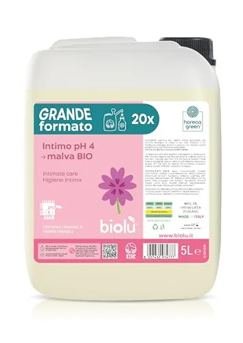 Biolù Intimo pH 4 detergente intimo tanica 5L antibatterico