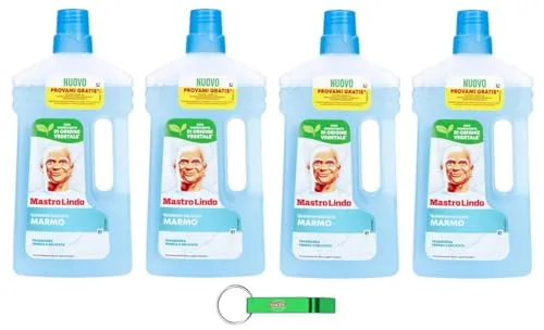 Mastro Lindo Marmo detergente pavimenti 4x930ml delicato