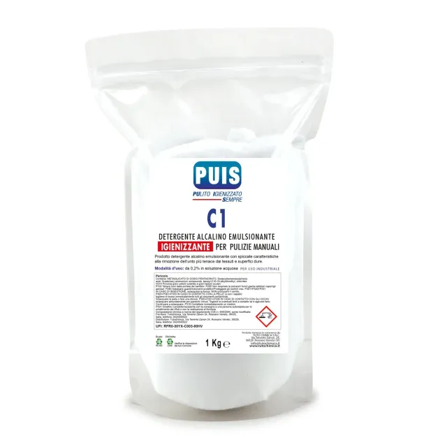 Tuto Chimica Puis C1 detergente caseifici igienizzante 1 kg alcalino
