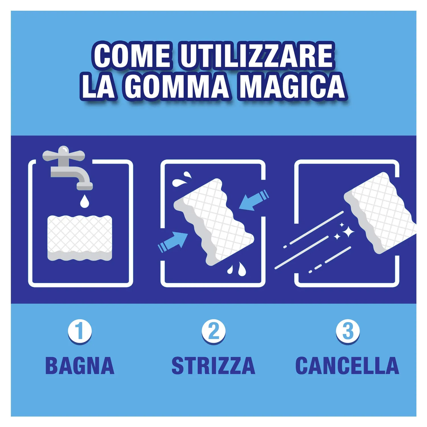Mastro Lindo Gomma Magica spugna cancellamacchia 24 pezzi