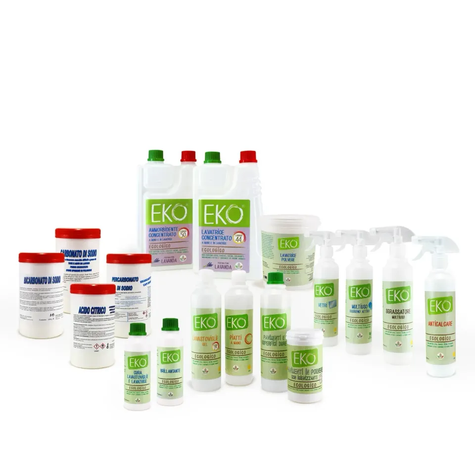 Tuto Chimica Eko Box Completo kit detersivi ecologici 17 pezzi lavanda