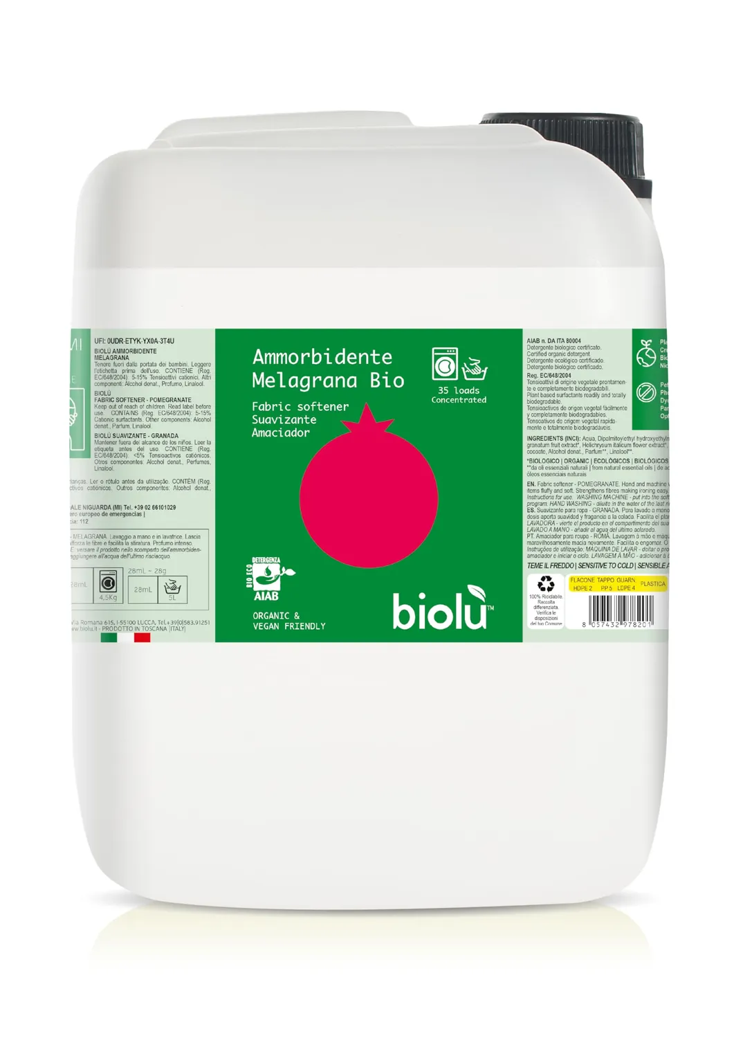 Biolù Melagrana Ammorbidente 1 L Naturale