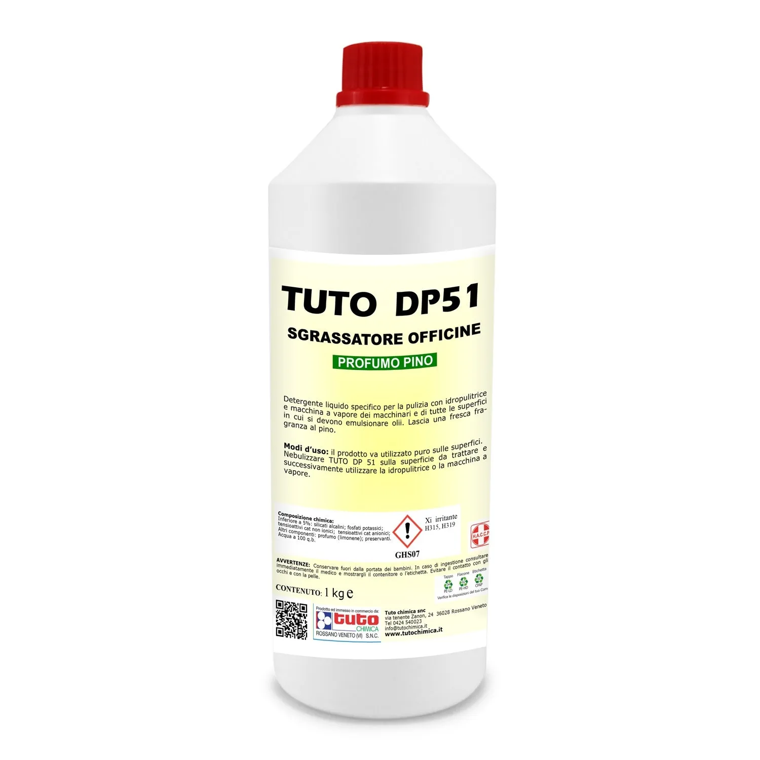 Tuto Chimica DP 51 sgrassatore officine torni 1kg pino idropulitrice