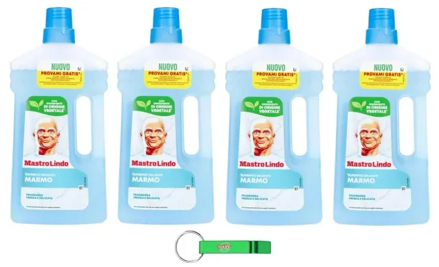 Mastro Lindo Marmo detergente pavimenti 4x930ml delicato