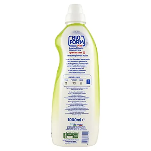 Bioform Plus Fresh Active ammorbidente concentrato 1L igienizzante