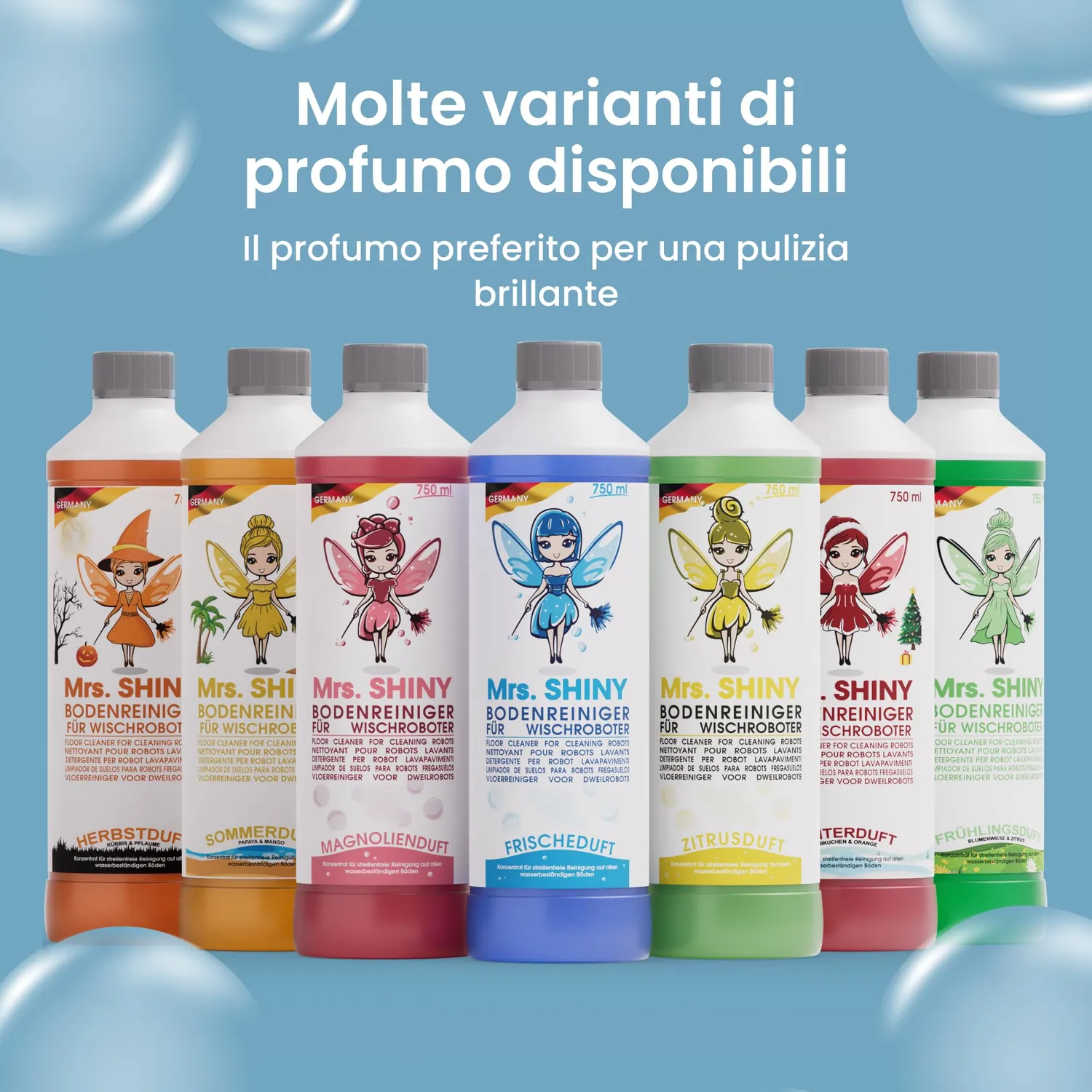Shiny Robot Freschezza detergente lavapavimenti 750ml