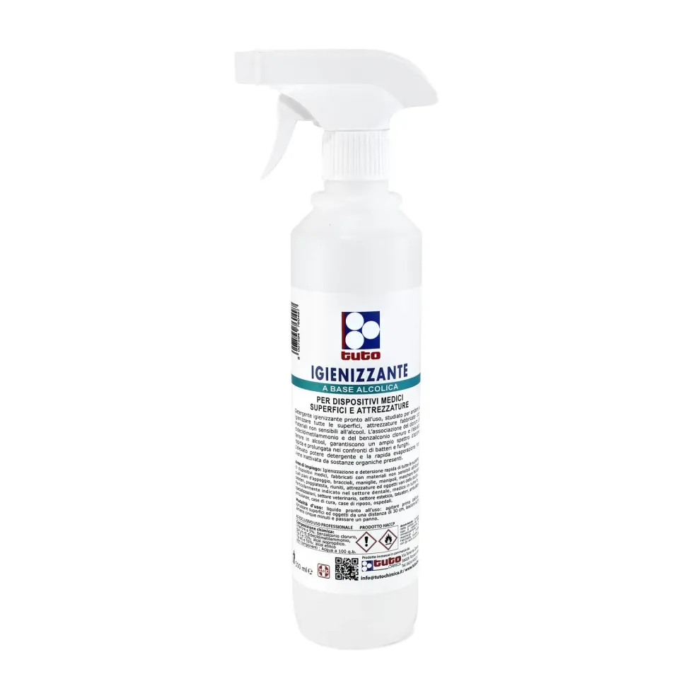 Tuto Chimica Igienizzante spray strumenti medici 500ml alcolico