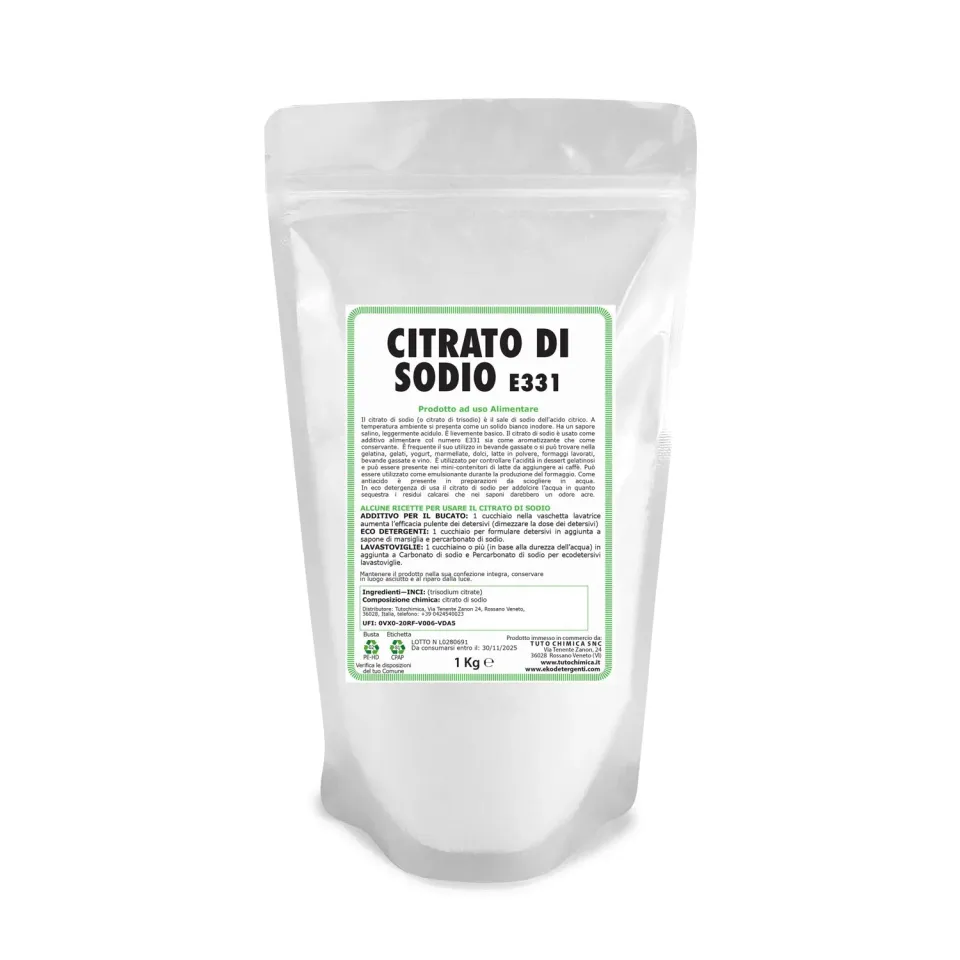 Tuto Chimica Citrato di Sodio E331 Polvere 500 g