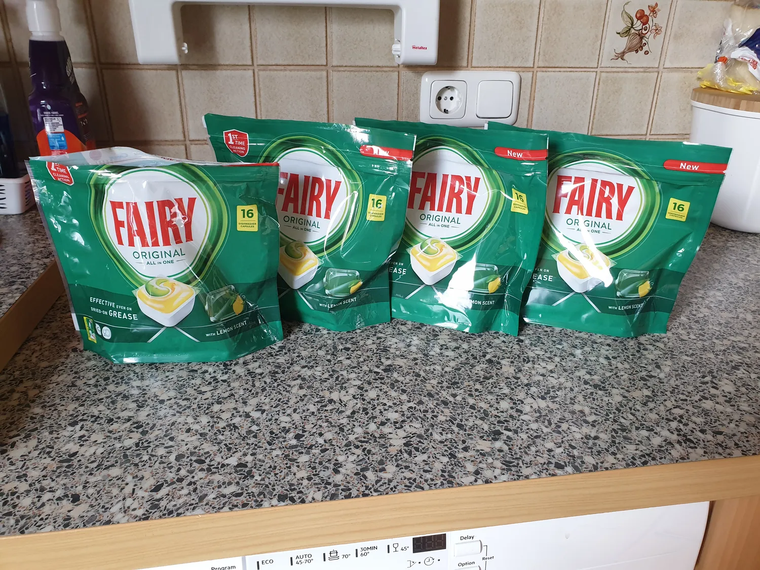 Fairy Original pastiglie lavastoviglie 125pz limone