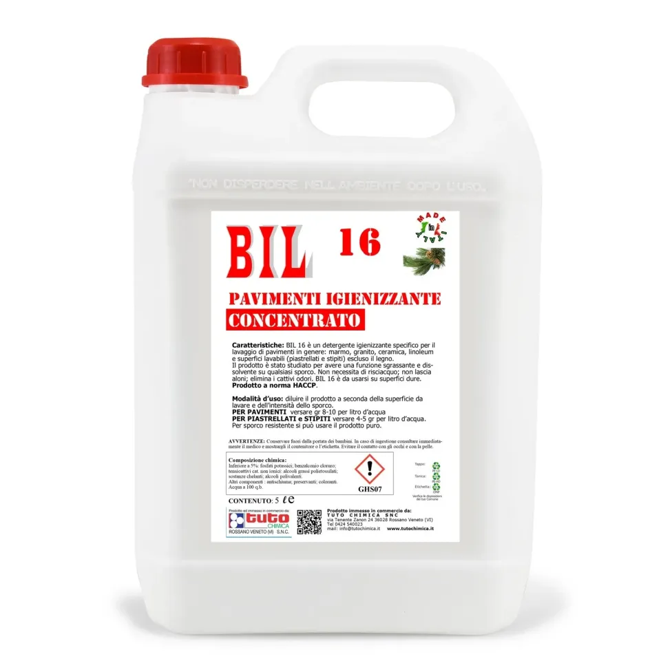 Bil 16 detergente pavimenti igienizzante 5 kg