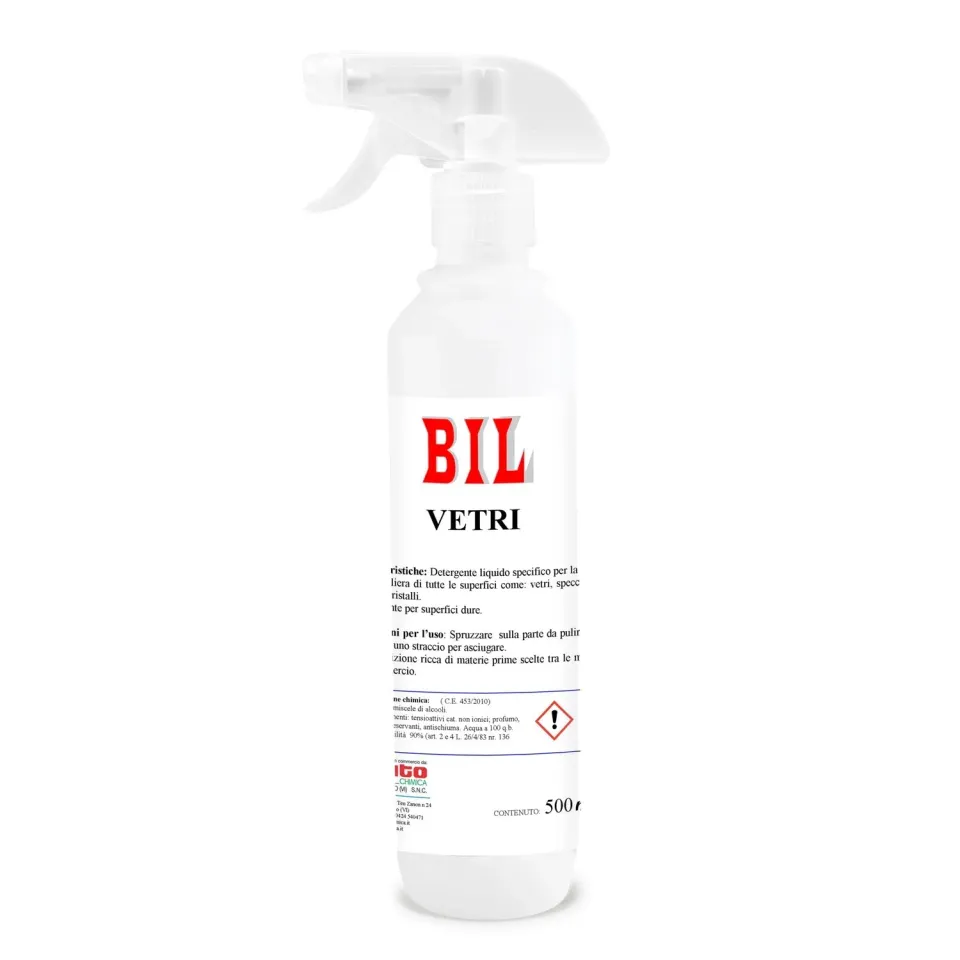 Tuto Chimica Bil detergente vetri spray 500ml senza aloni
