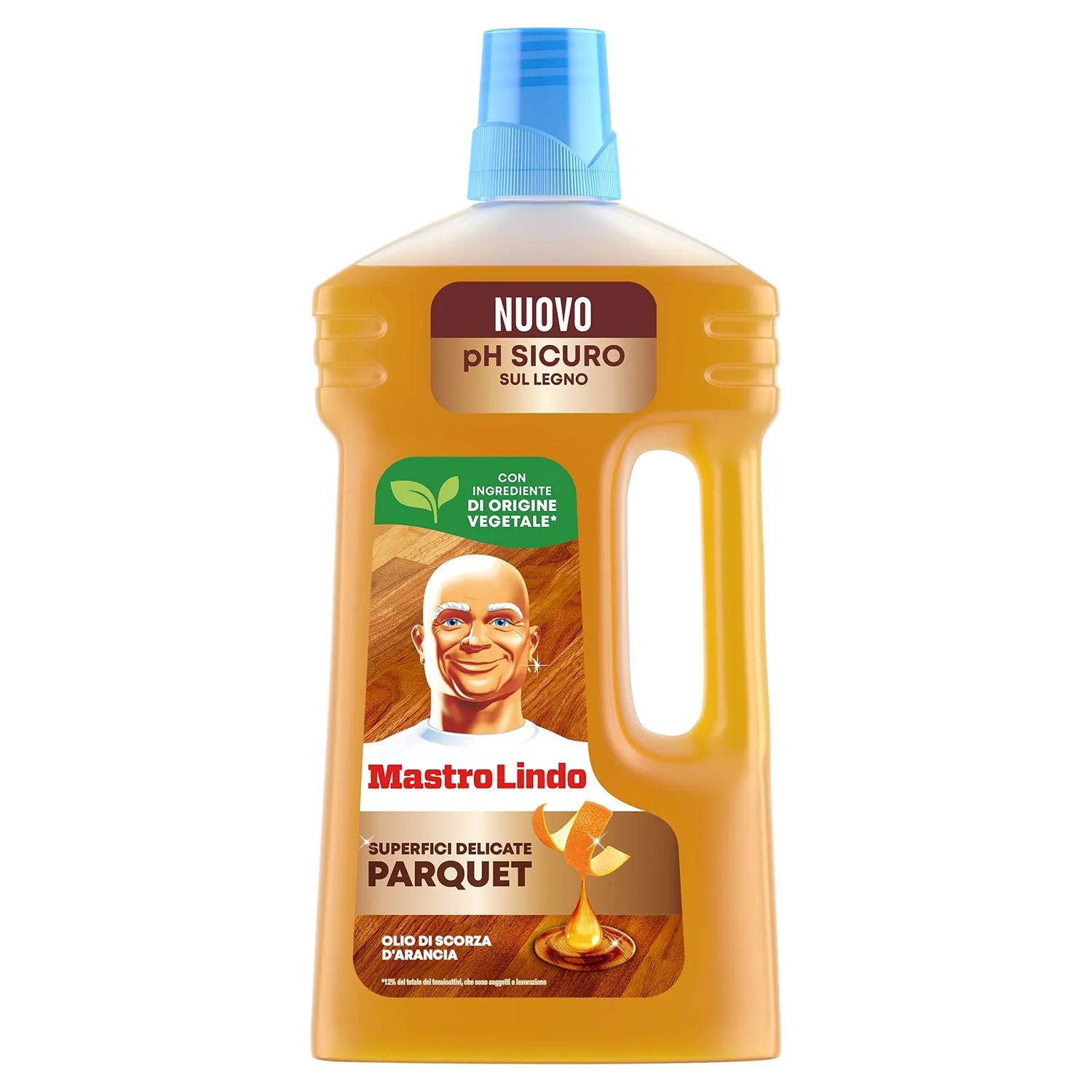 Mastro Lindo Detersivo pavimenti legno 12x930ml arancia
