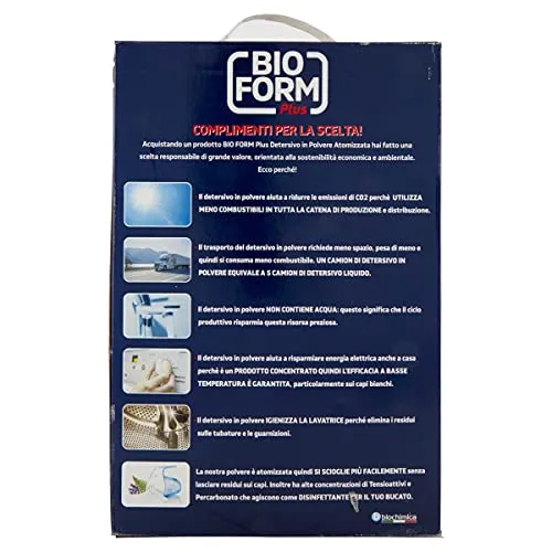 Bioform Plus Ossigeno Attivo detersivo bucato 100 lavaggi 5,5 kg