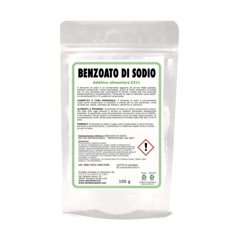 Tuto Chimica Benzoato di Sodio E211 conservante 100g puro