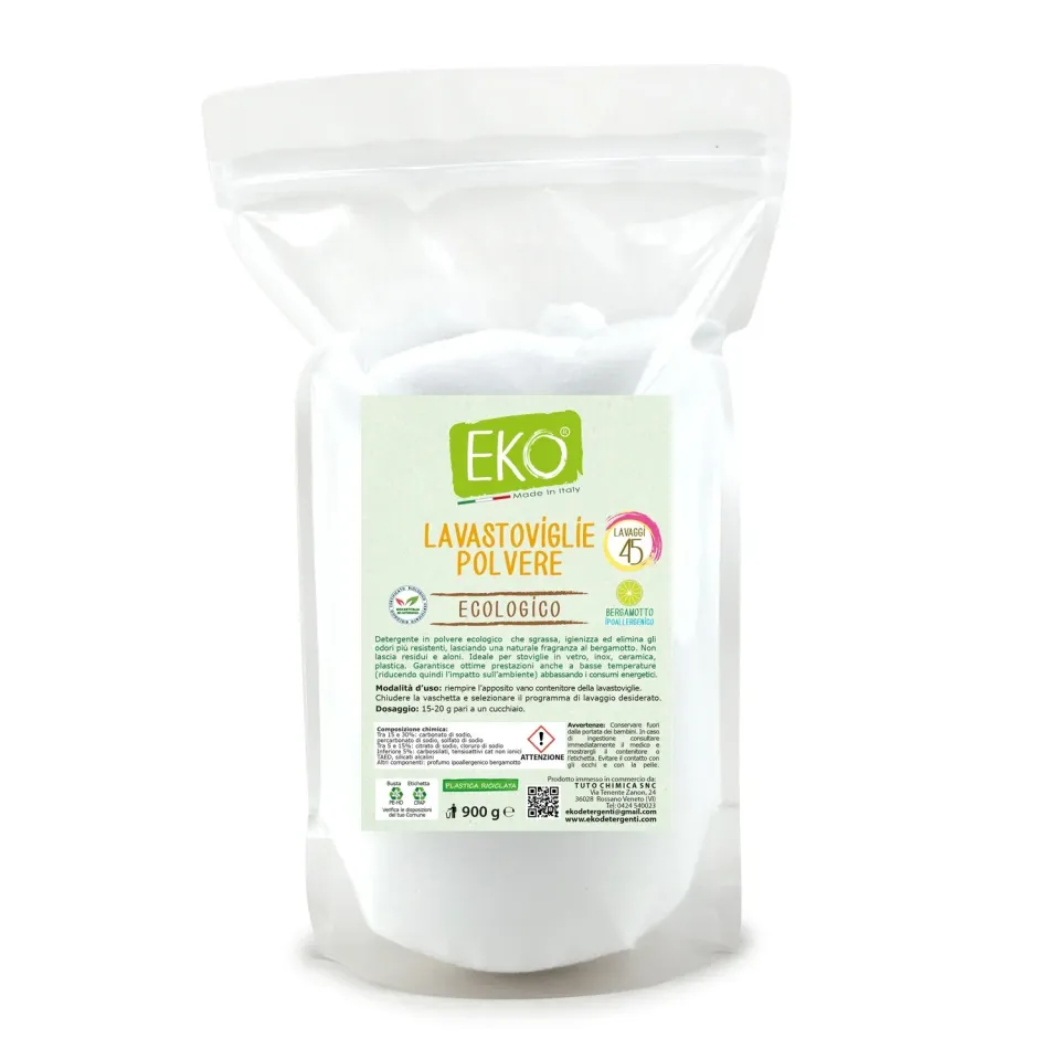 Tuto Chimica Eko detersivo lavastoviglie polvere 400g bergamotto