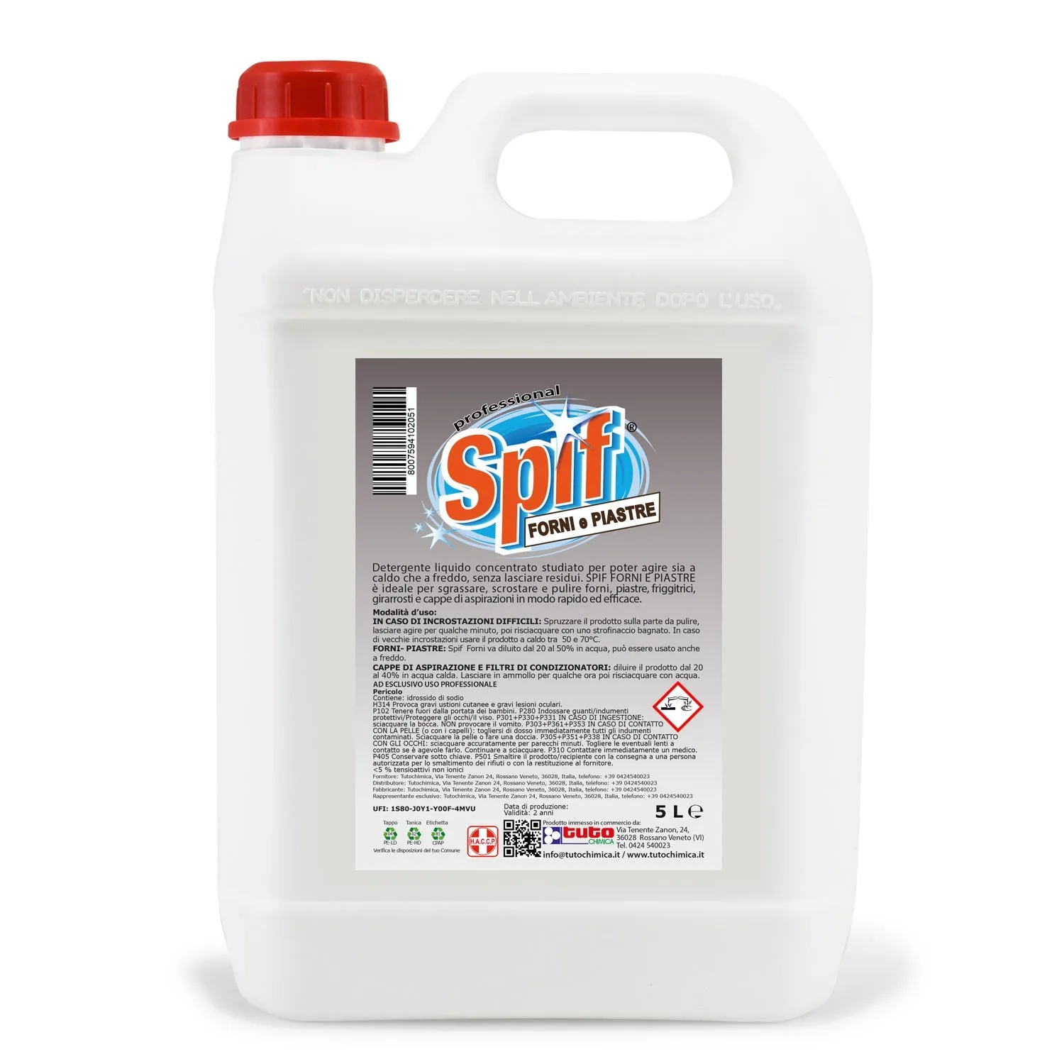 Spif Forni e Piastre sgrassatore 500 ml disincrostante