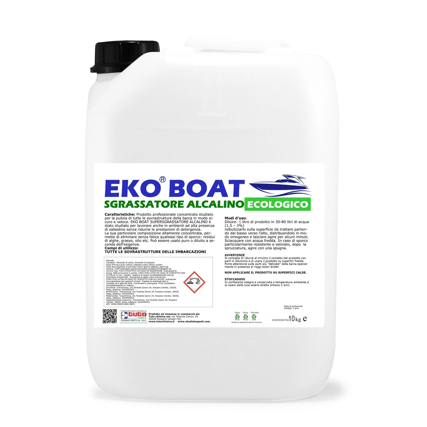 Tuto Chimica Eko Boat Sgrassatore Barche Alcalino 500g