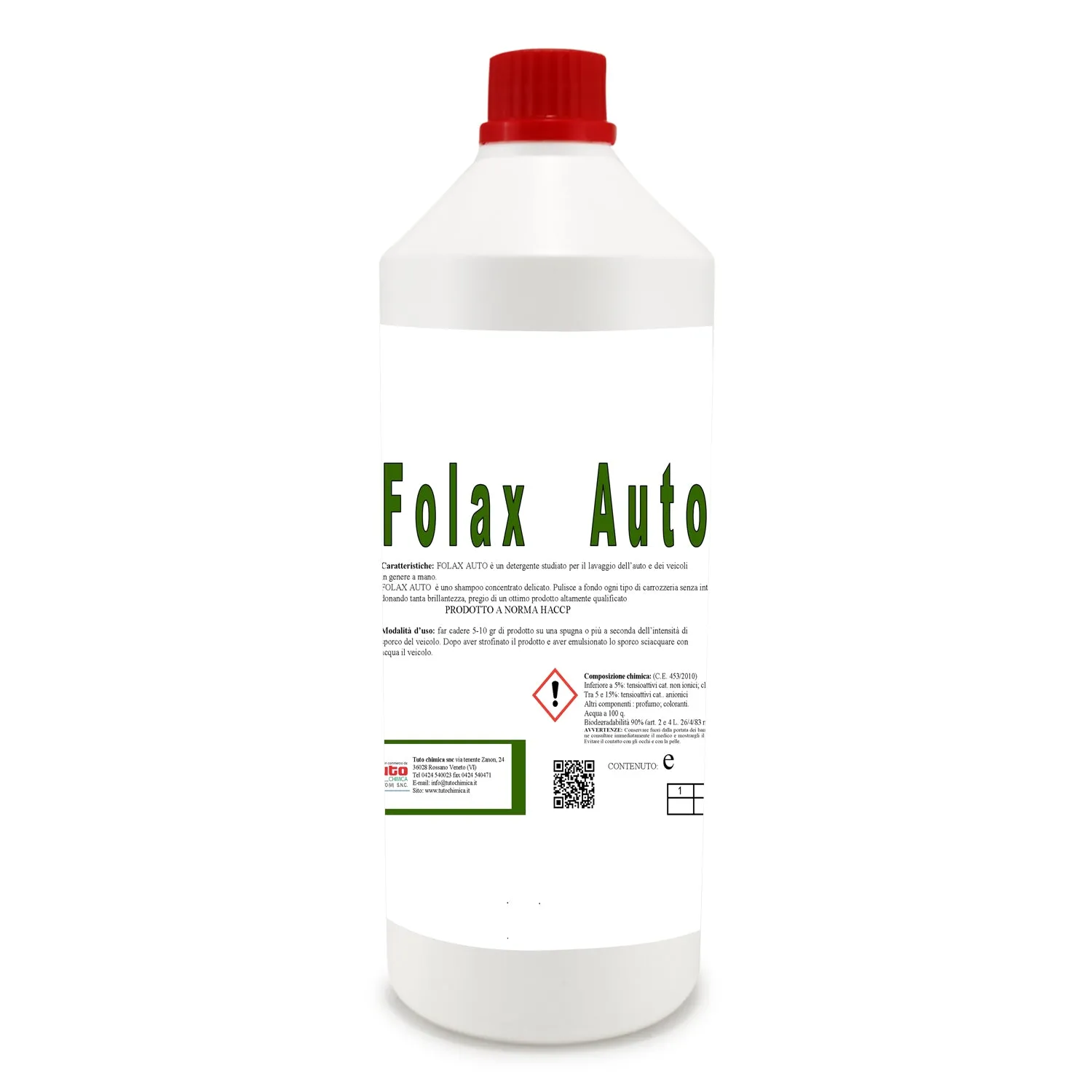 Tuto Chimica Folax Auto shampoo auto concentrato 1kg brillante