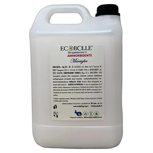 Ecobolle Marsiglia Kit Bucato 10kg Detersivo e Ammorbidente Profumato