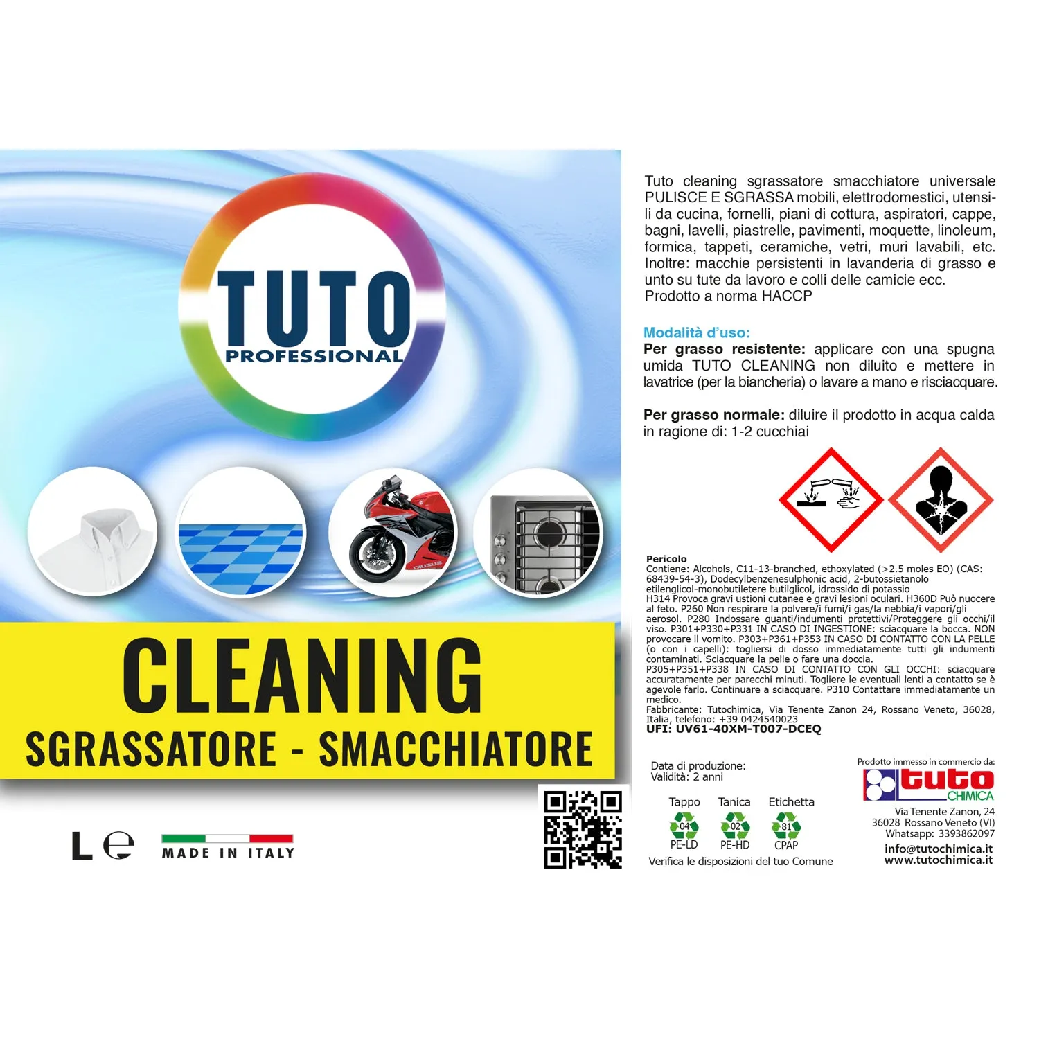 Tuto Cleaning sgrassatore concentrato 500 ml multiuso