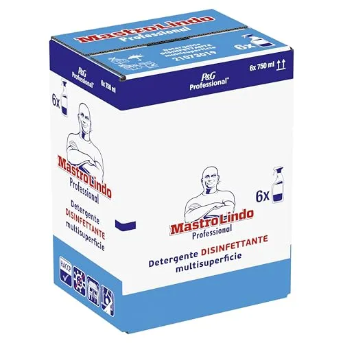 Mastro Lindo Professional disinfettante spray 6x750ml acciaio