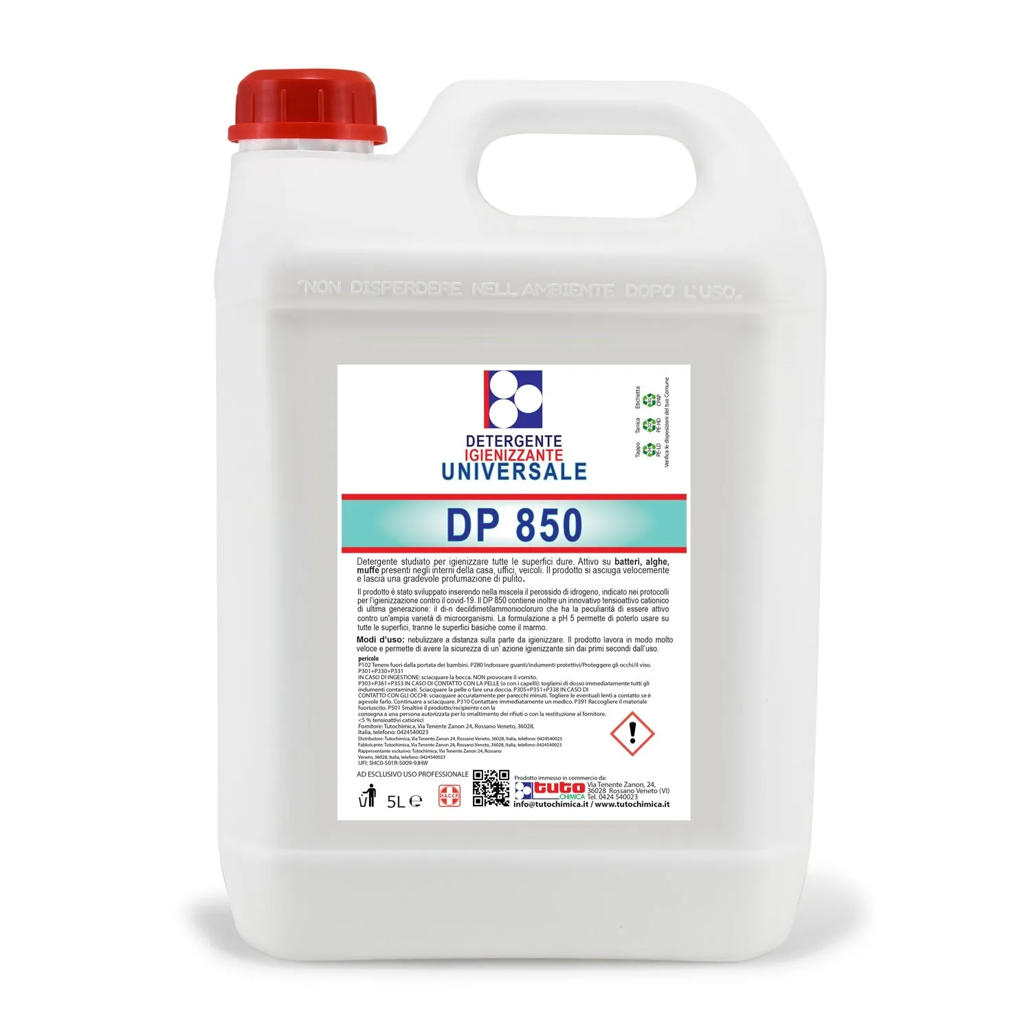 Tuto Chimica DP 850 igienizzante universale spray 500 ml