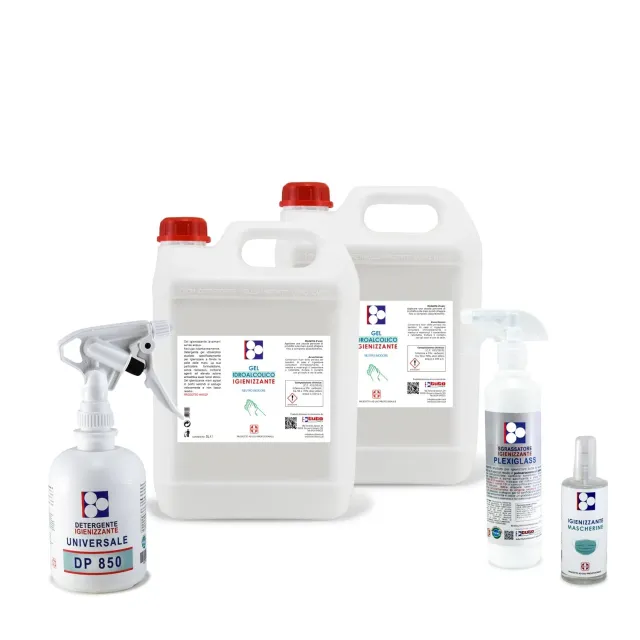 Tuto Chimica Kit igienizzante mani e superfici completo