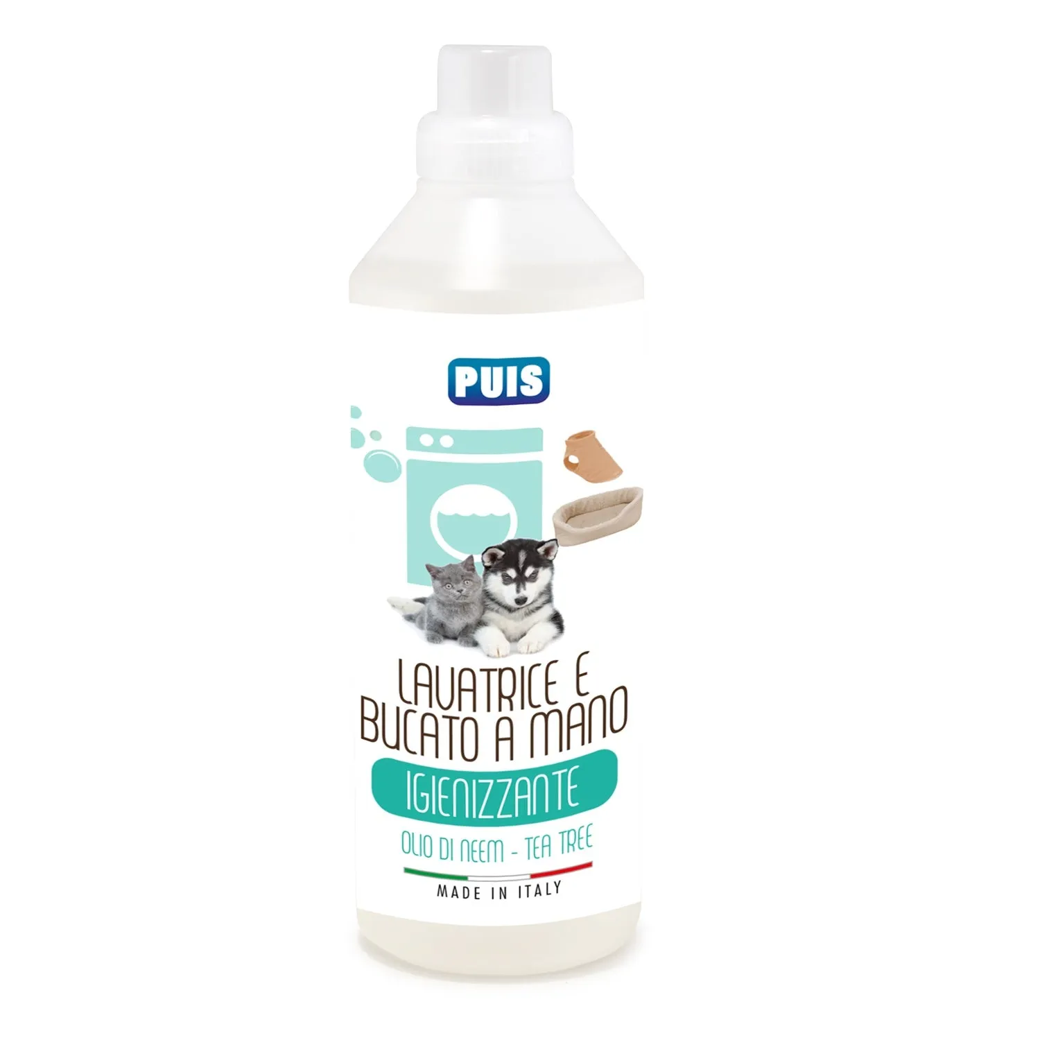 Puis Detersivo bucato animali neem e tea tree 250ml igienizzante