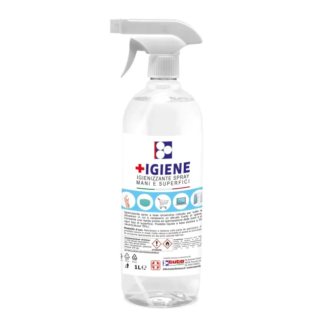 Tuto Chimica Più Igiene spray igienizzante 120 ml alcol 70%