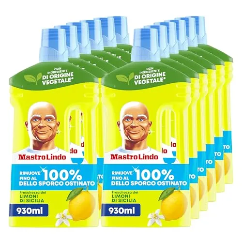 Mastro Lindo Limone detersivo pavimenti 12x930 ml