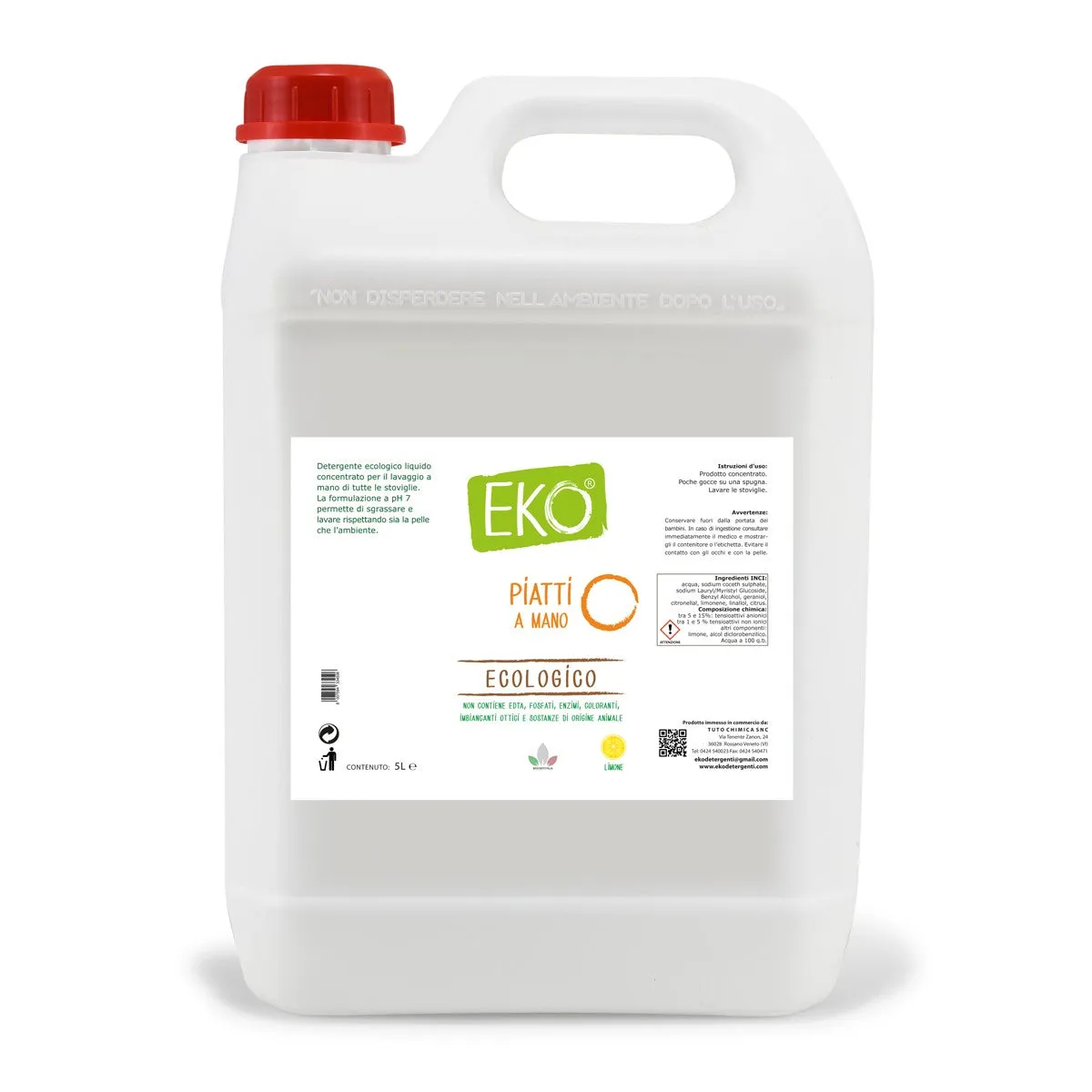 Tuto Chimica Eko detersivo piatti ecologico 500 ml limone