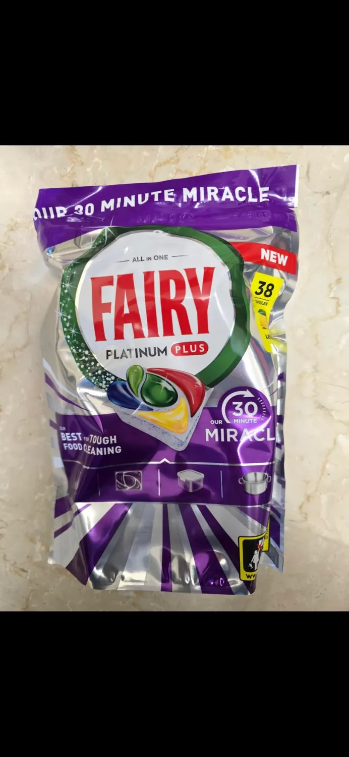 Fairy 30 Minuti Miracle Platinum Plus pastiglie lavastoviglie 152pz limone
