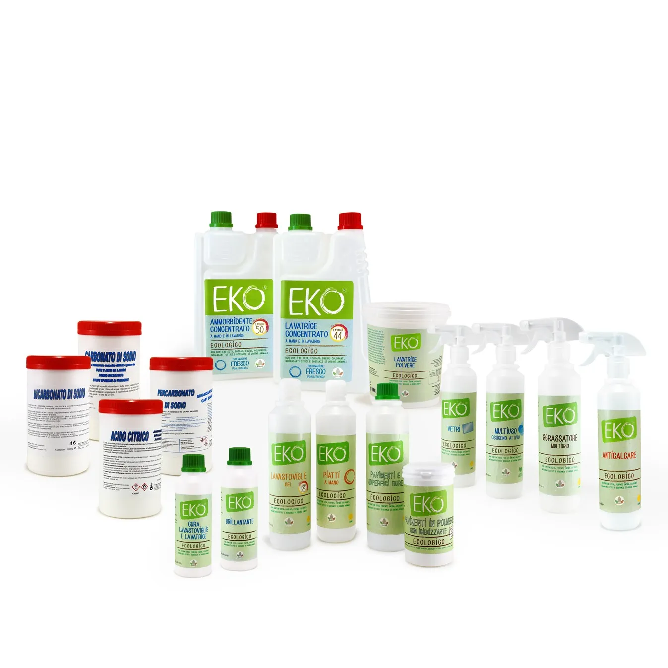 Tuto Chimica Eko Box Completo kit detersivi ecologici 17 pezzi lavanda