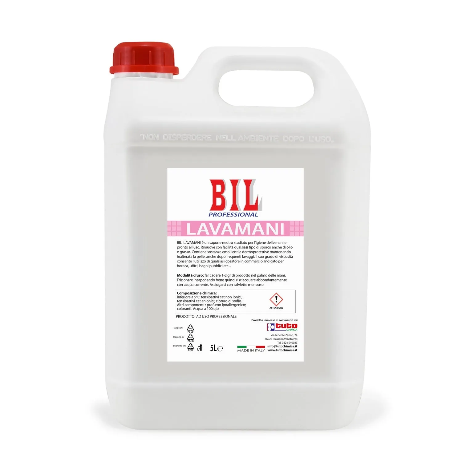 Tuto Chimica Bil sapone lavamani neutro 1 L