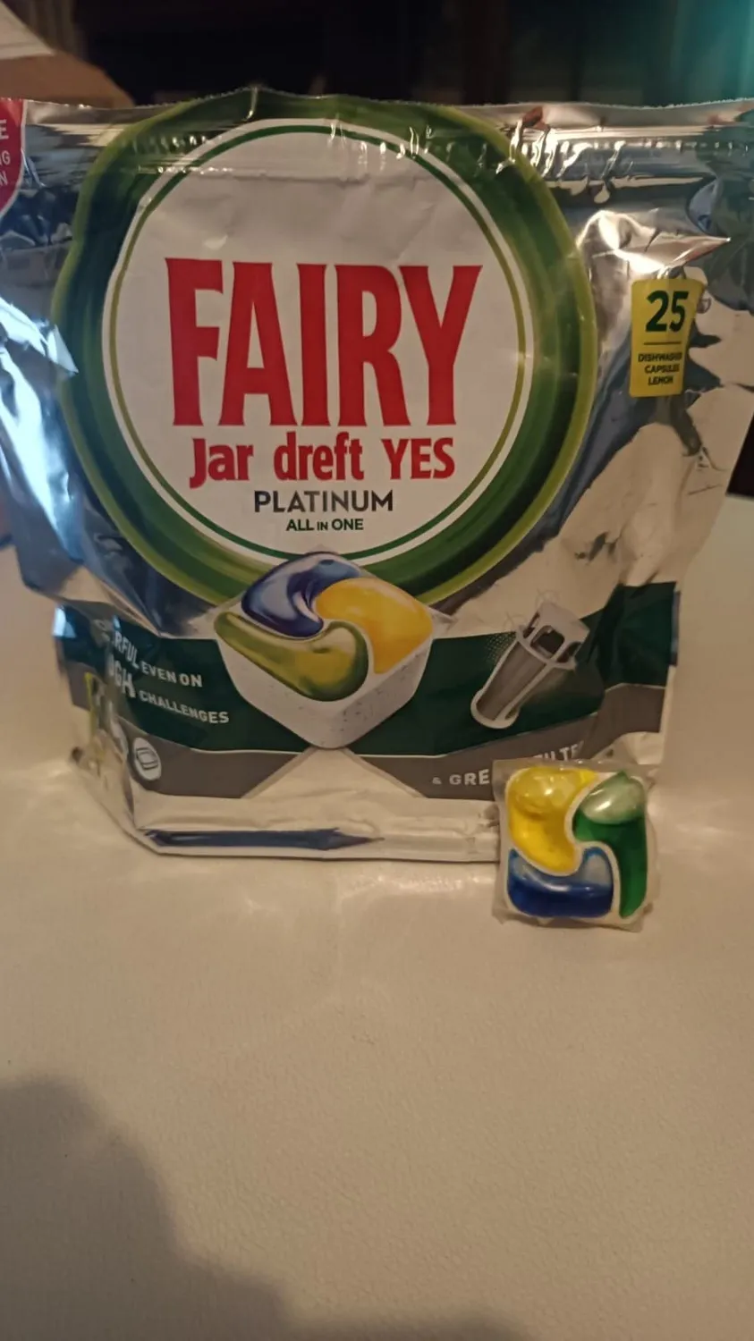 Fairy Platinum 125 pastiglie lavastoviglie limone prelavaggio integrato