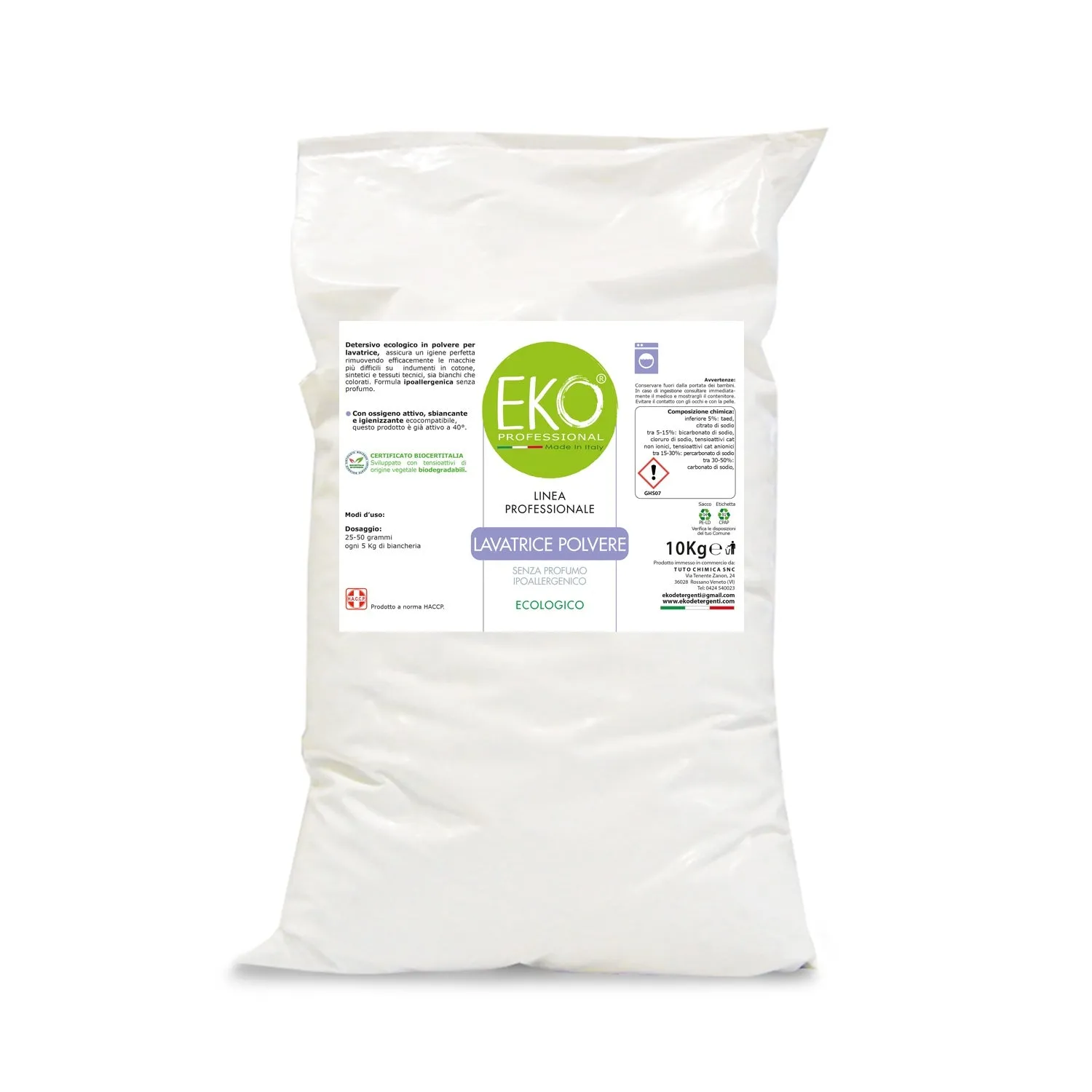 Tuto Chimica Eko Professional detersivo lavatrice 900 g attivo