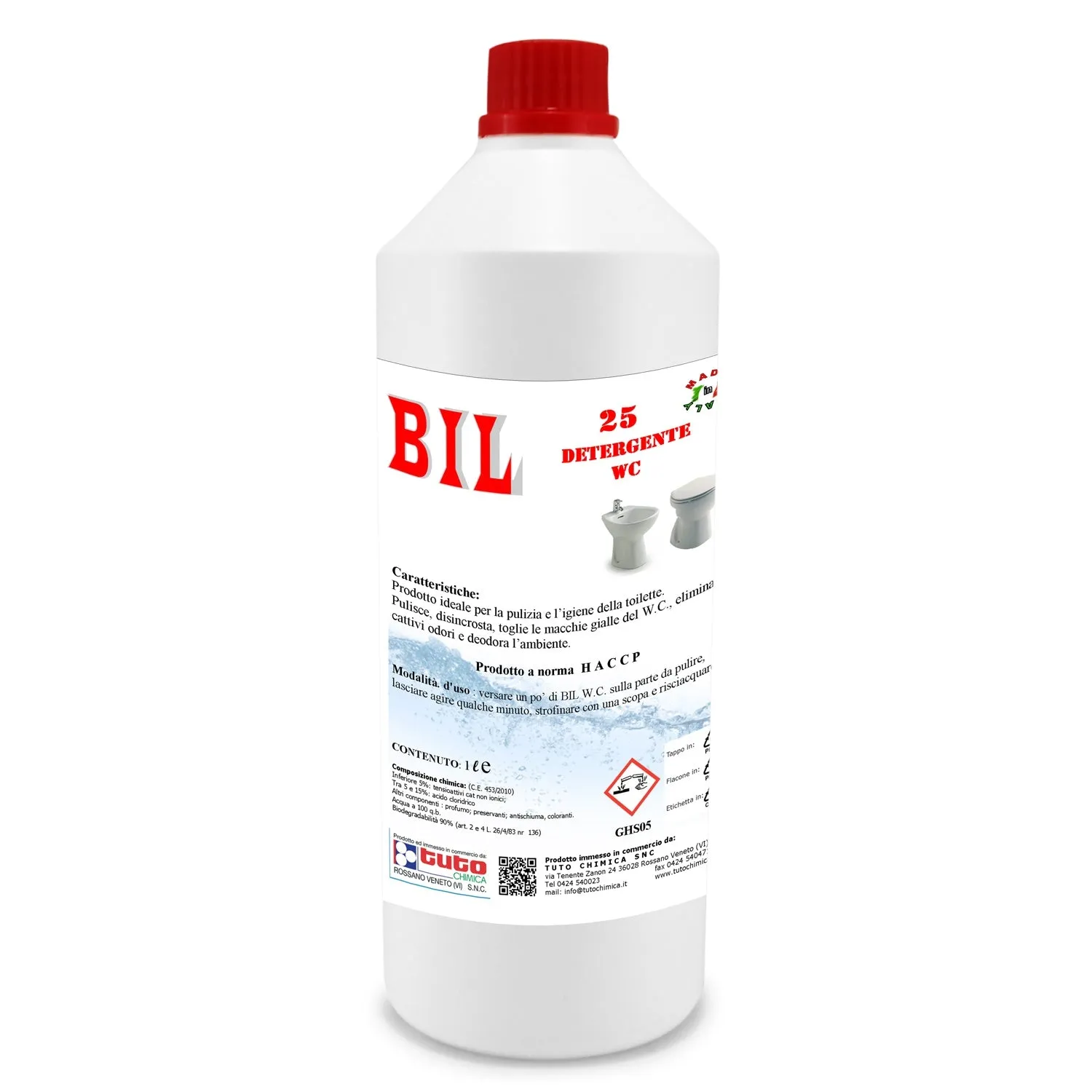 Tuto Chimica Bil 25 disincrostante WC 500 ml deodorante