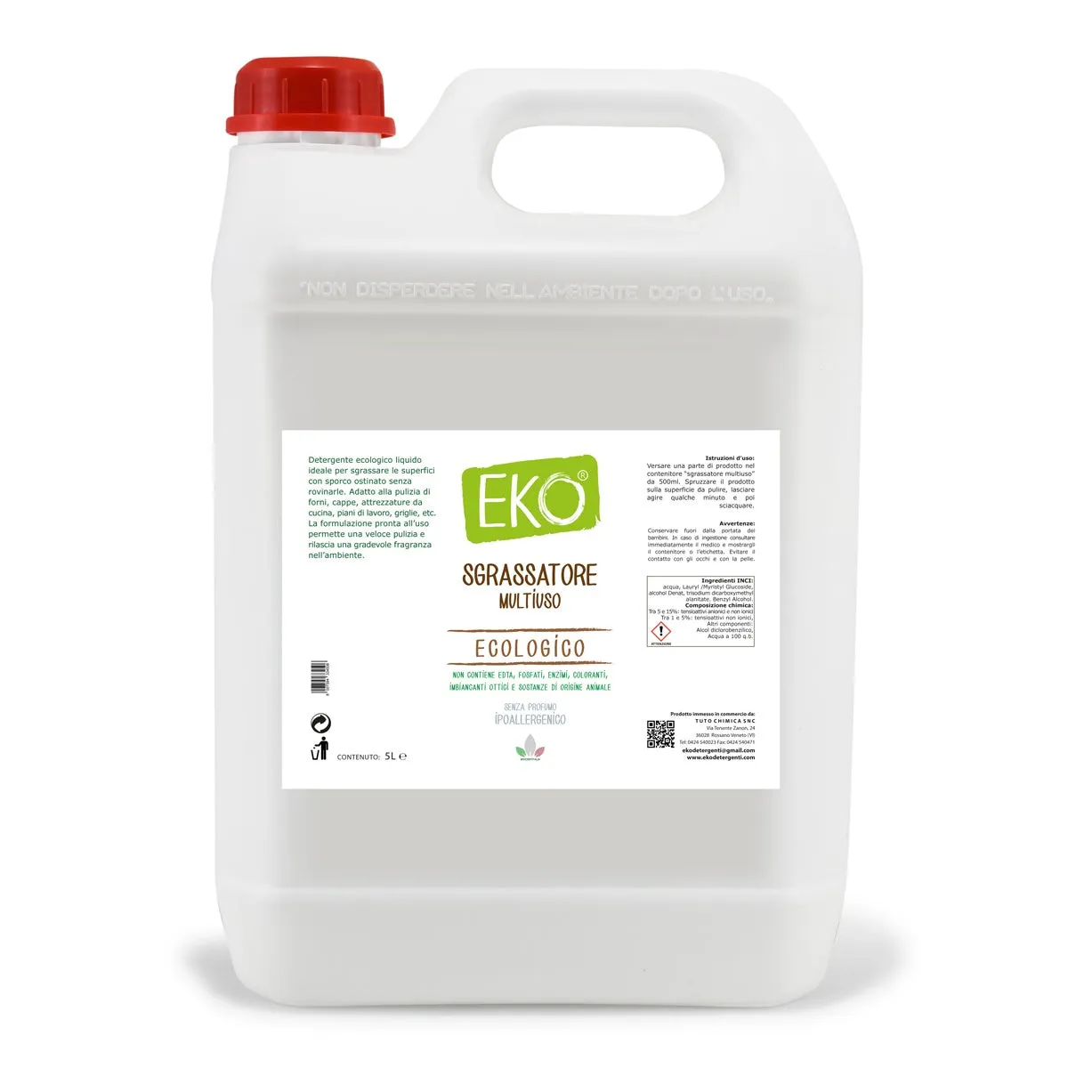 Tuto Chimica Eko sgrassatore multiuso 500 ml senza profumo