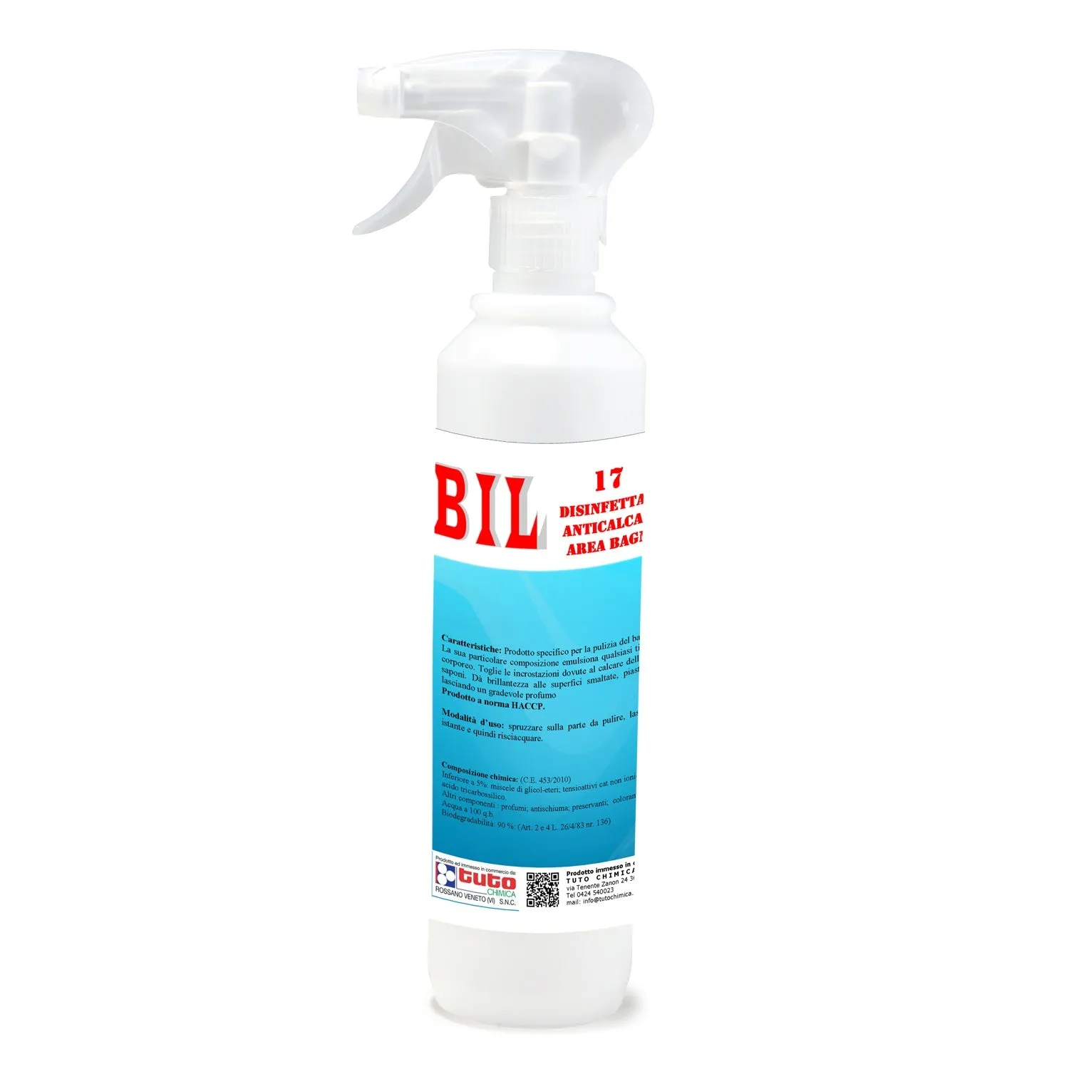 Tuto Chimica Bil 17 anticalcare bagno 500 ml rapido