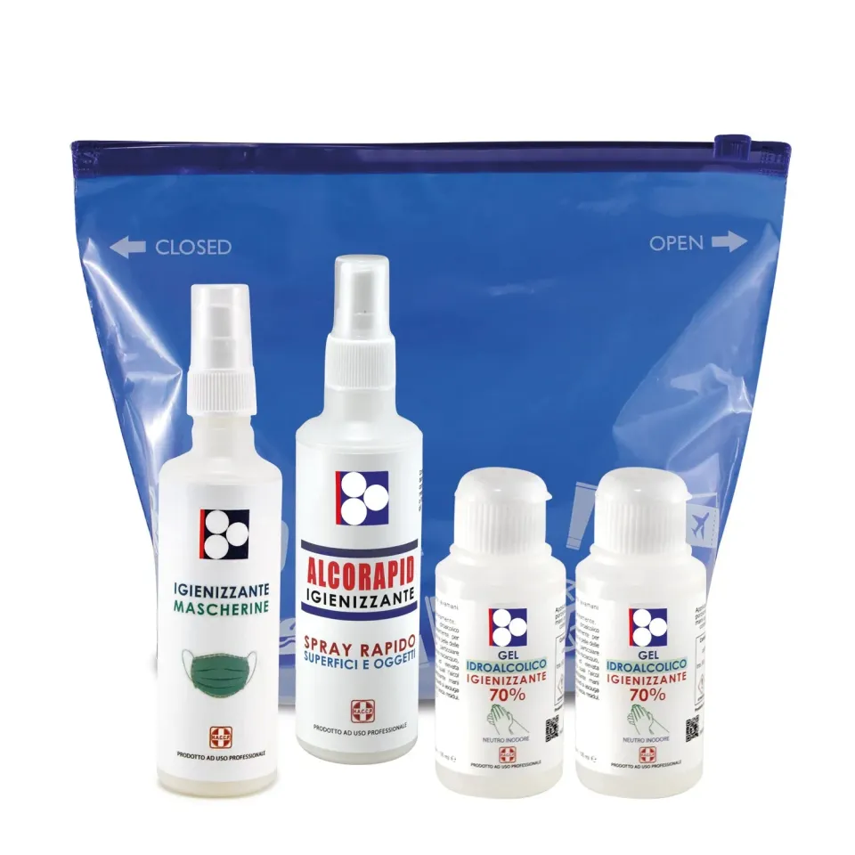 Tuto Chimica Kit Mini igienizzante mani superfici 4 pezzi