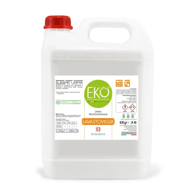 Tuto Chimica Eko Professional detersivo lavastoviglie 6kg ecologico