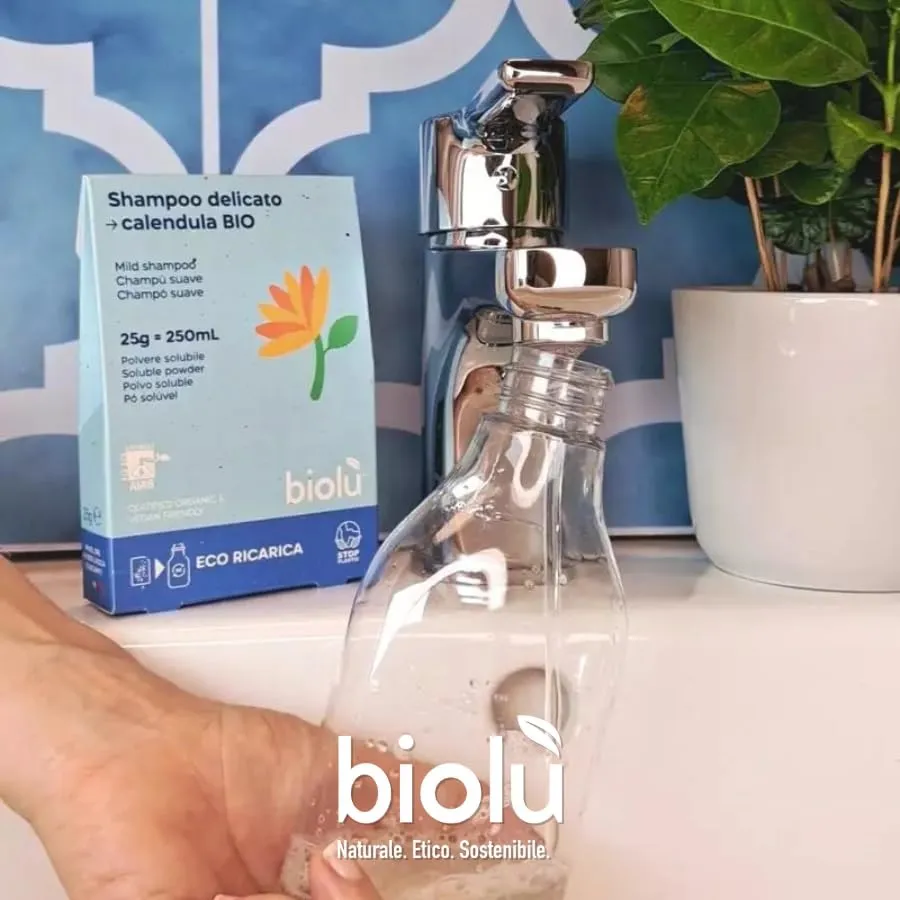 Biolù Shampoo Polvere Solubile calendula 25g bio
