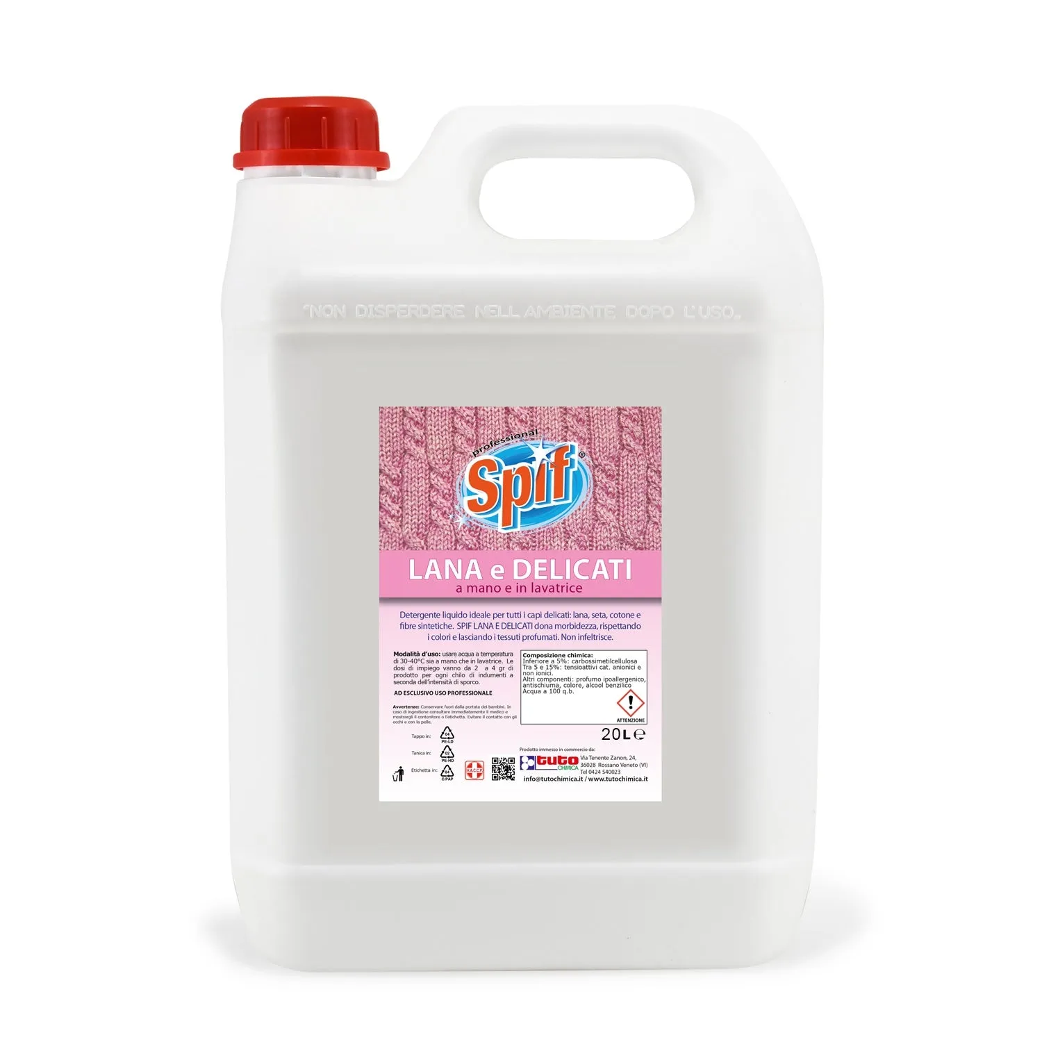 Tuto Chimica Spif Lana e Delicati Detersivo Liquido 1 L Lana