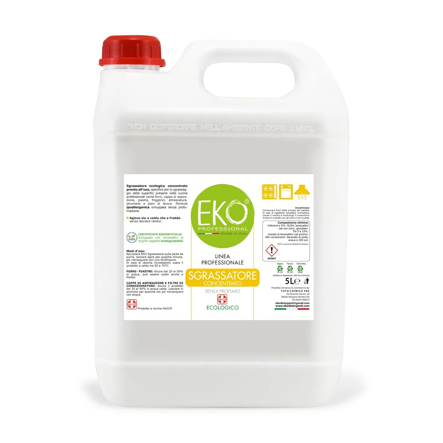 Tuto Chimica Eko Professional sgrassatore eco 500 ml