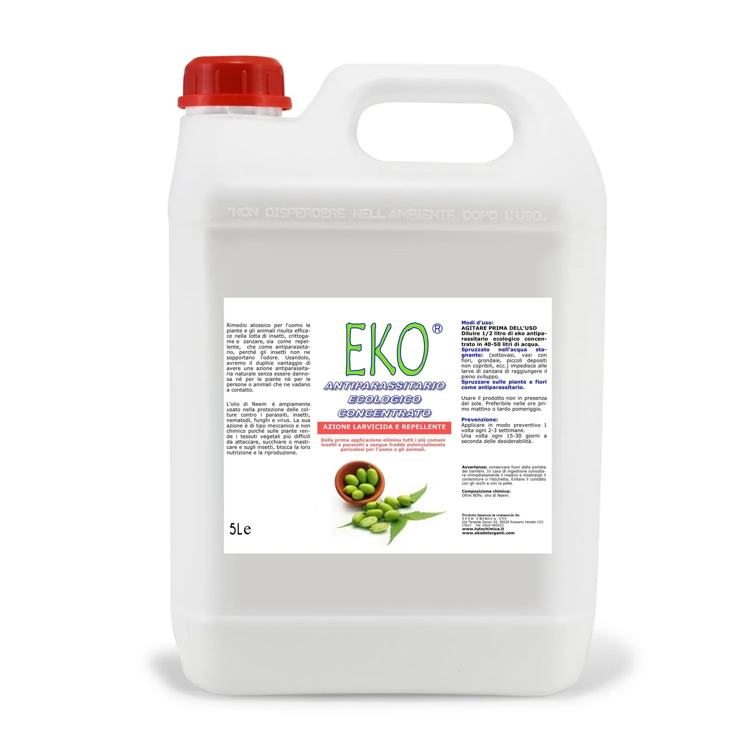 Tuto Chimica Eko Alt Parassiti antiparassitario 500ml neem