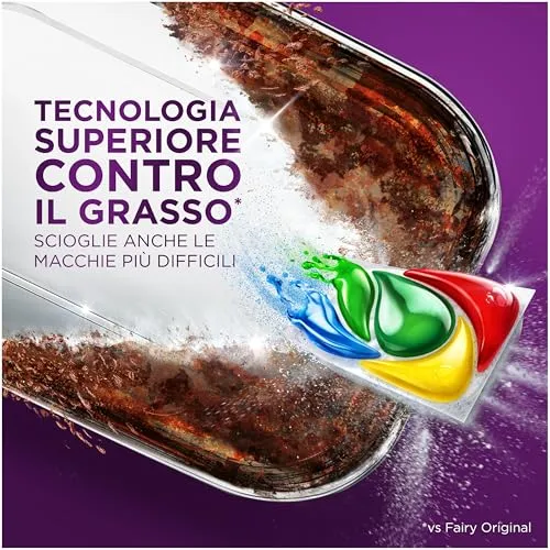 Fairy 30 Minuti Miracle Platinum Plus pastiglie lavastoviglie 152pz limone